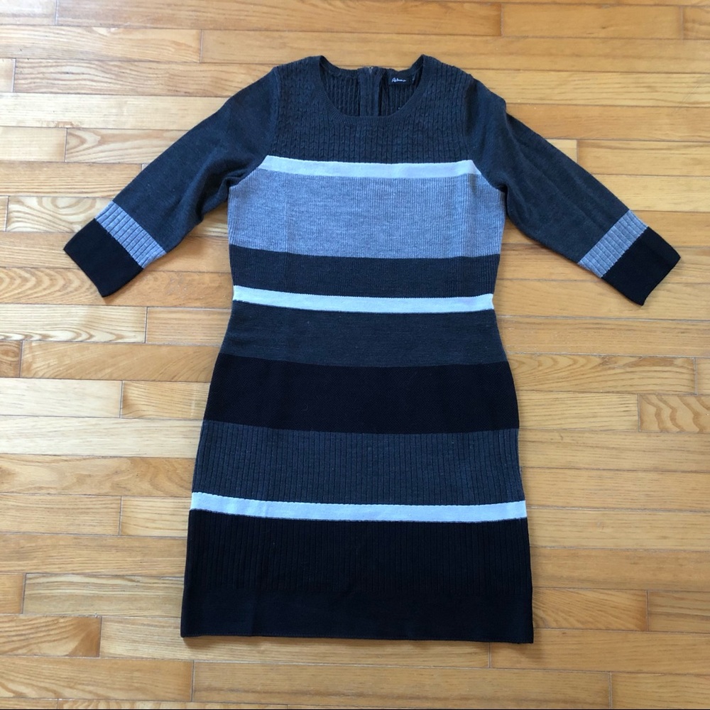 Striped Sweater Dress